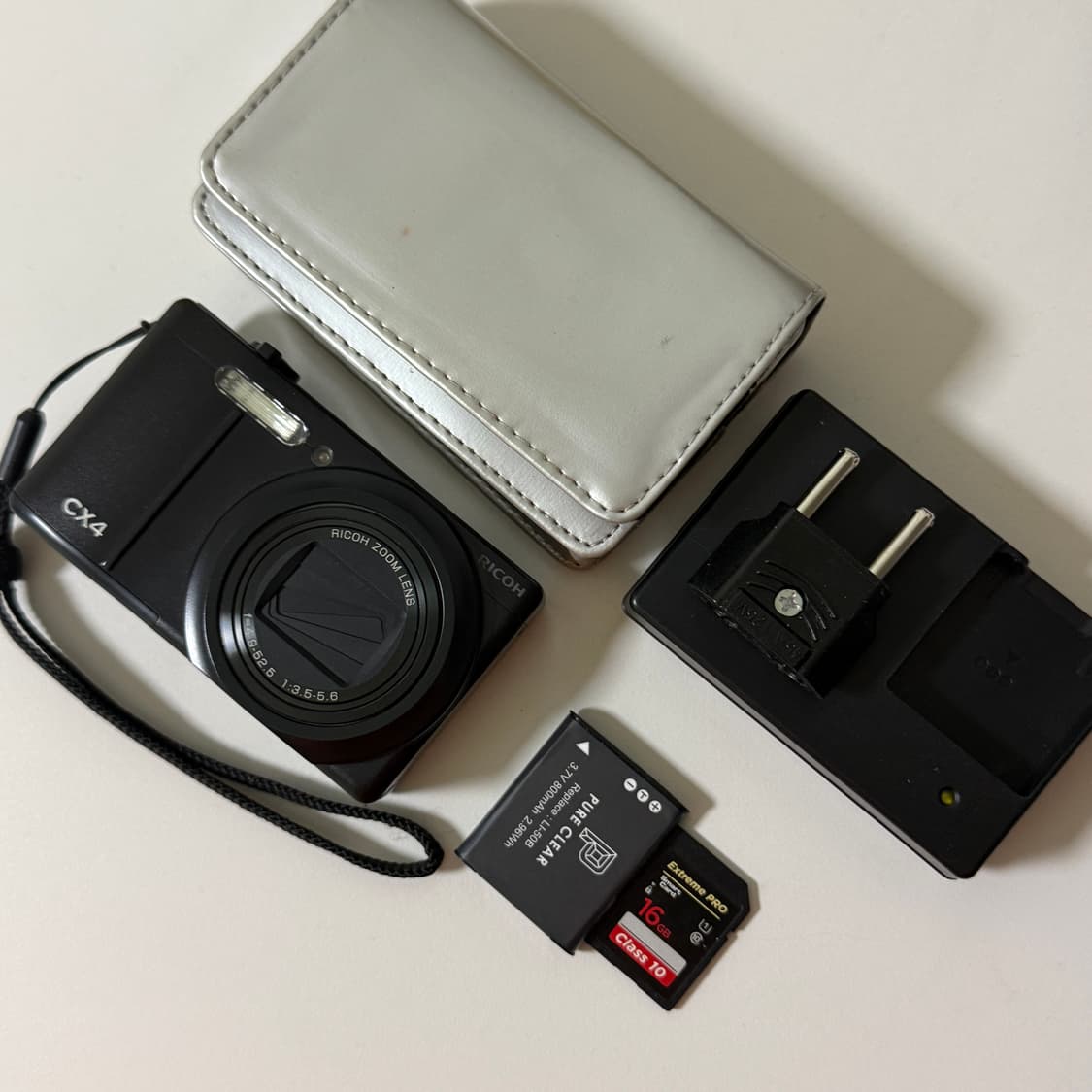 리코 ricoh cx4 빈티지 디카 디지털카메라 블랙 상품이미지1