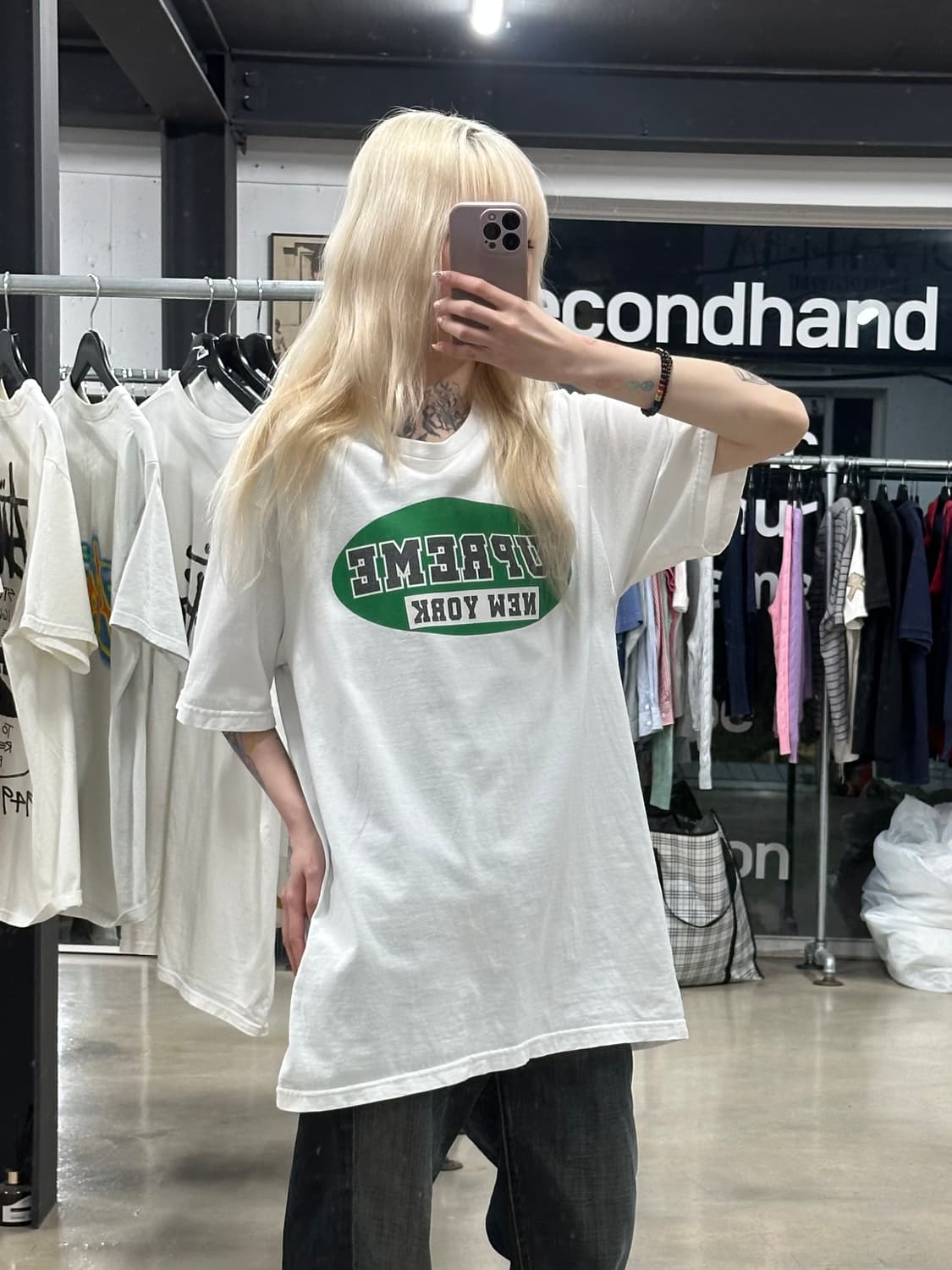 슈프림 23SS 뉴욕 반팔 티셔츠 상품이미지3