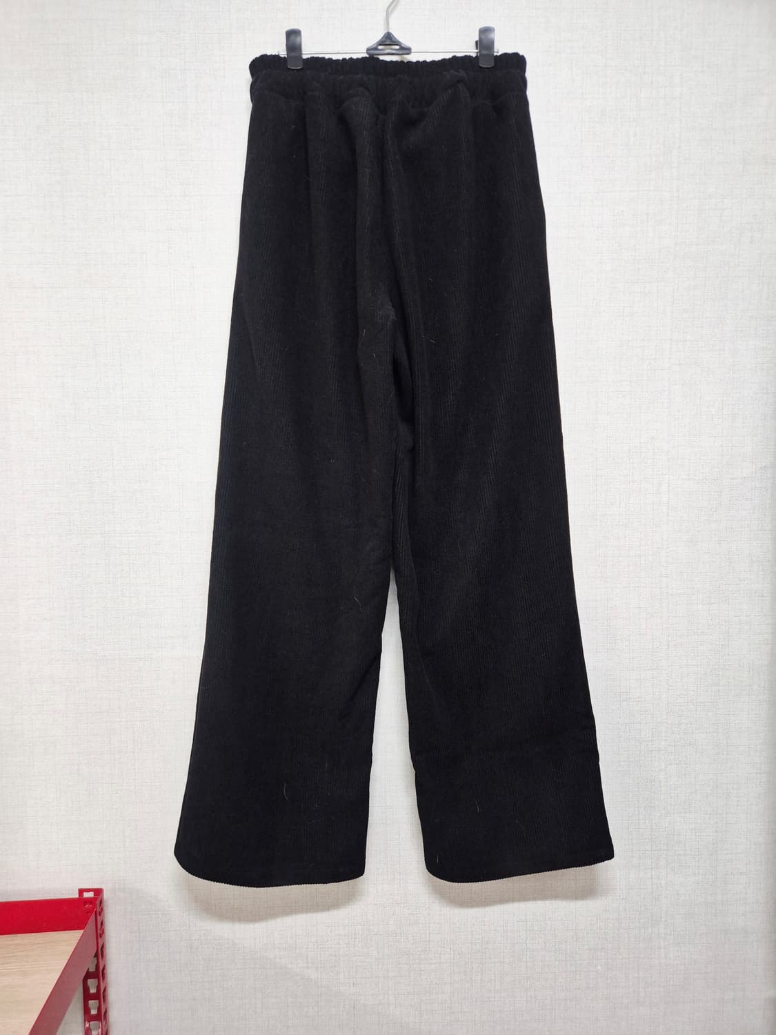 검정 코듀로이 와이드 팬츠 상품이미지2