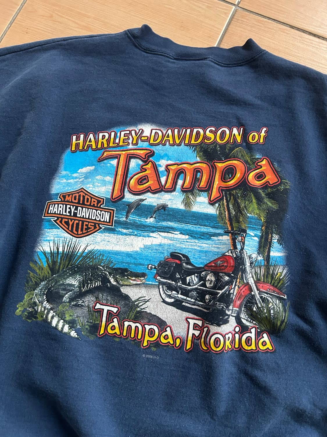 빈티지 할리데이비슨 스웻셔츠 XXL 상품이미지2