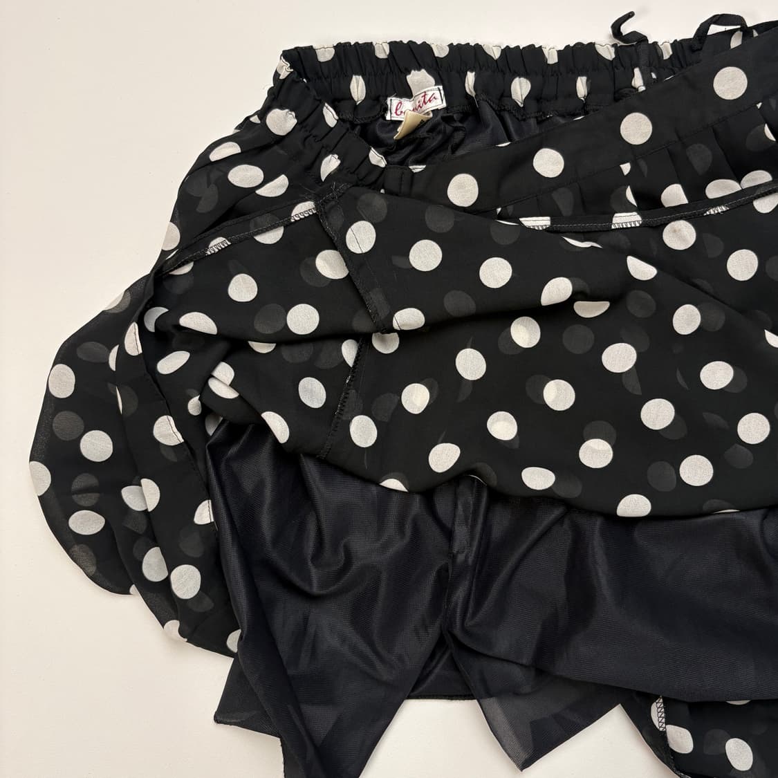 [M] Vintage dote pattern skirt 상품이미지4