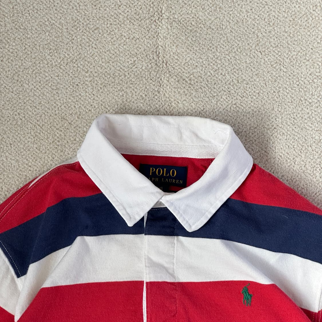 폴로 랄프 로렌 스트라이프 럭비 카라티 상품이미지5
