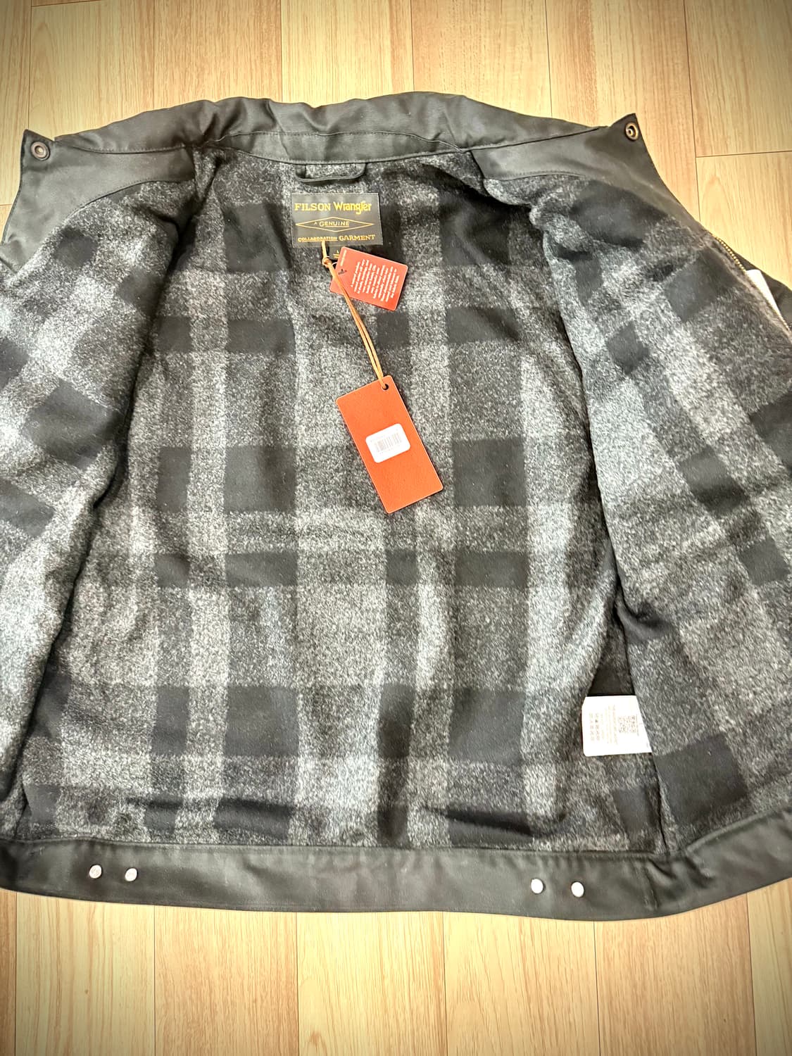 필슨 x 랭글러 Archival Adventure Jacket 블랙 L  상품이미지6