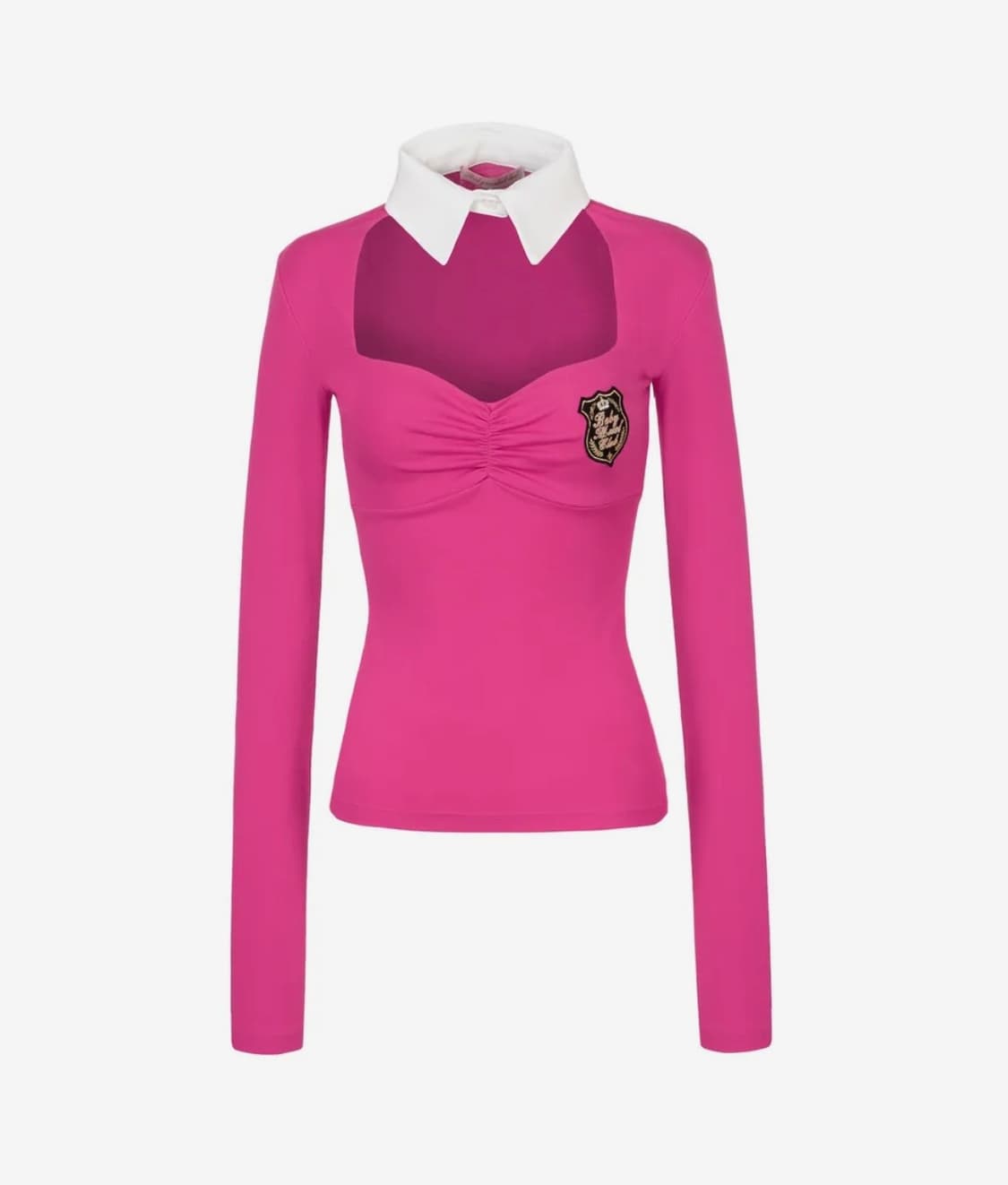 BMC Charmy collar top (cherry pink) 상품이미지3