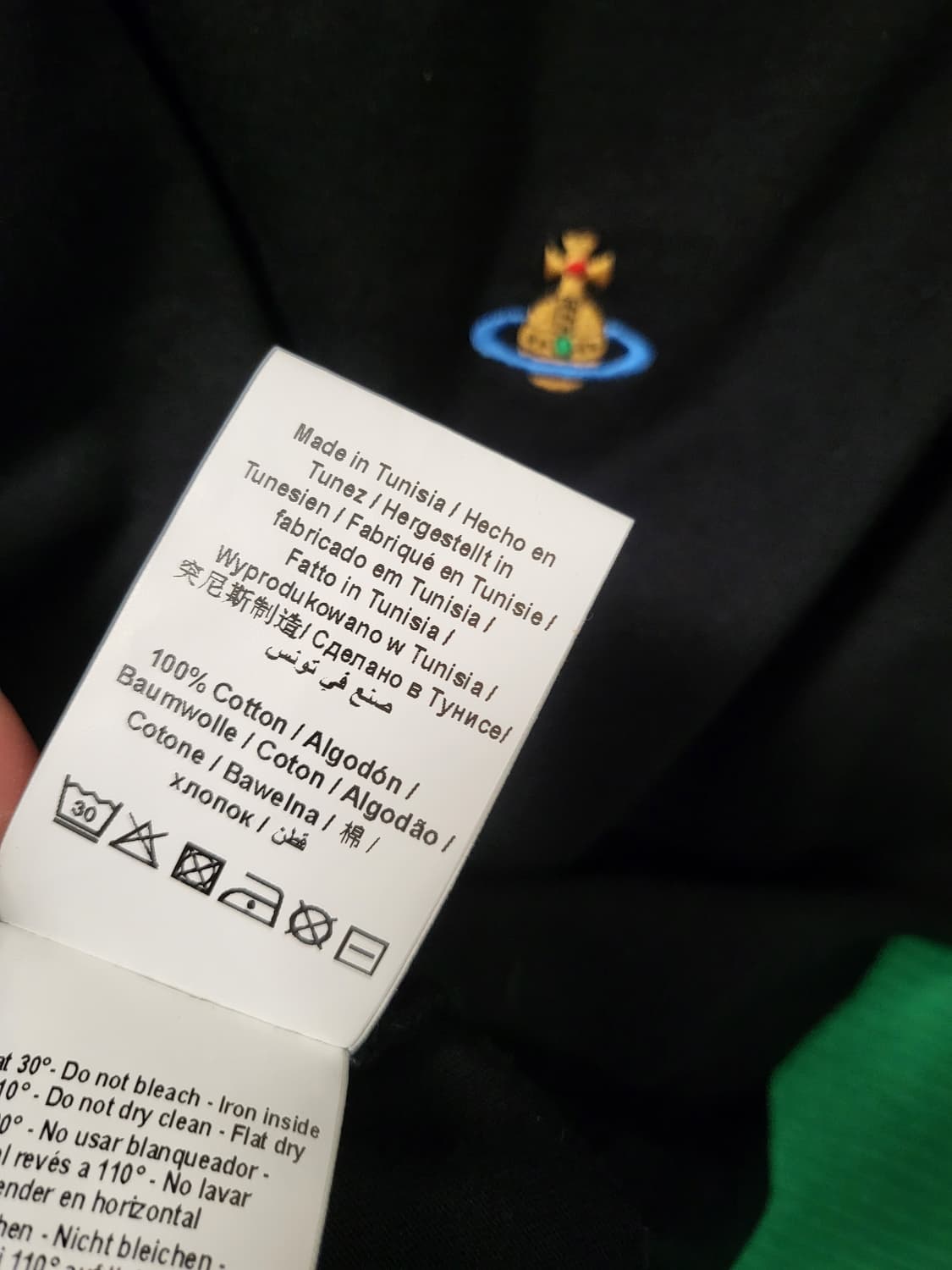 XL] 비비안웨스트우드 자수로고 반팔 티셔츠 상품이미지5