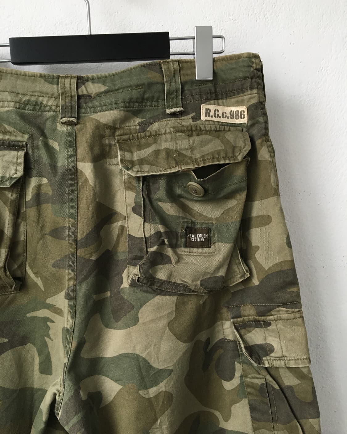 Camo pattern cago half pants 상품이미지5