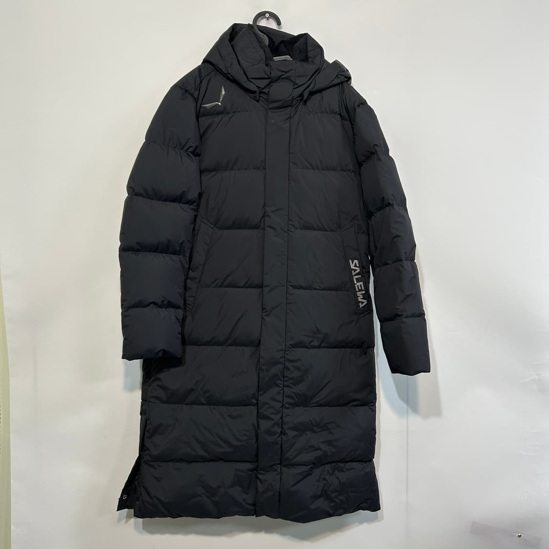 살레와 남성 구스다운 롱패딩 105 블랙 상태최상 상품이미지1