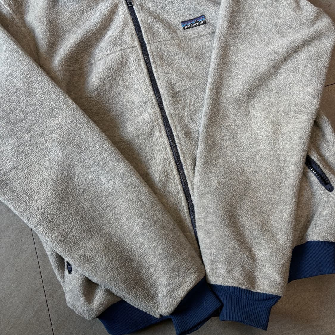 80년대 미국 생산 파타고니아 다크 그레이 플리스 자켓 상품이미지7