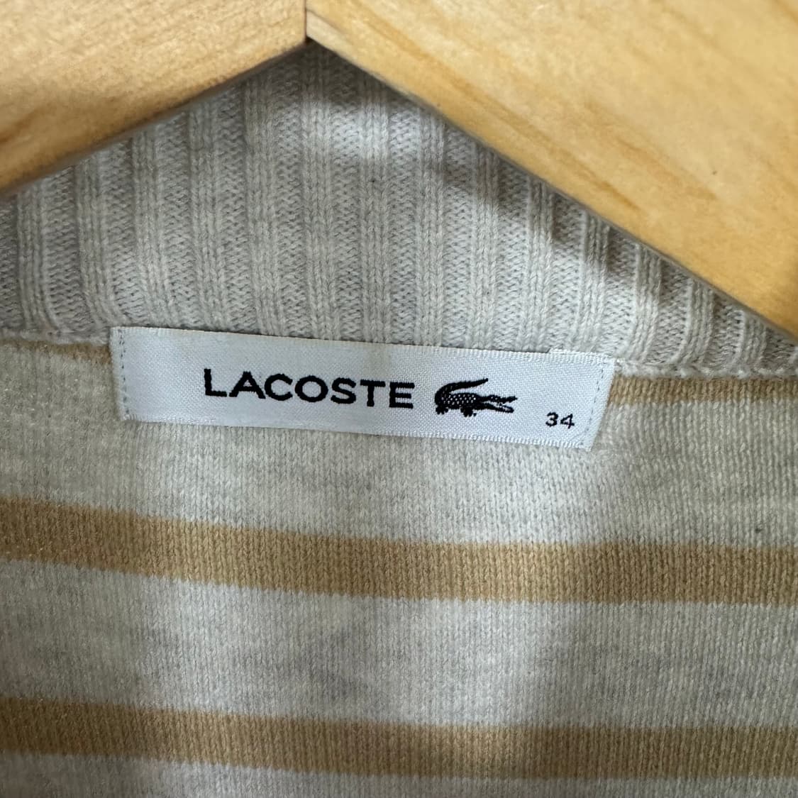 라코스테 로고 스웻 집업 상품이미지3