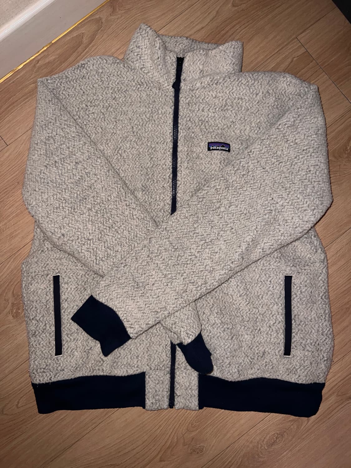 파타고니아 남성 후리스 양모 플리스 집업 자켓 105사이즈 MJ46 상품이미지1