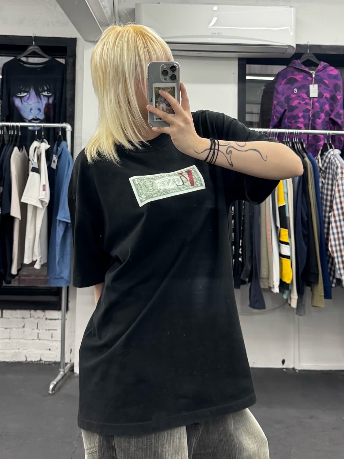 브이론 달러 빌 티셔츠 상품이미지1