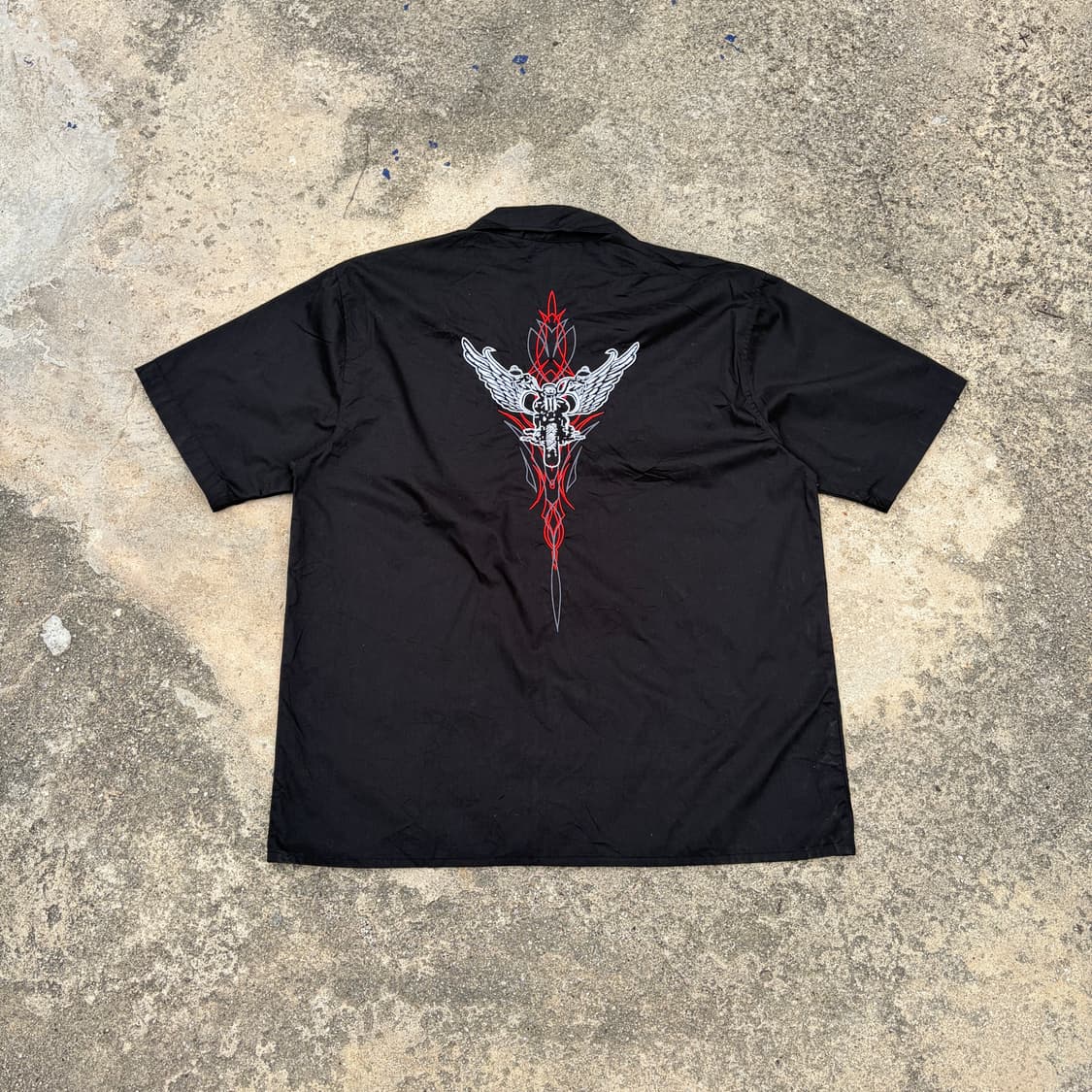 드래곤 플라이 로드하우스 빈티지 반팔셔츠 XL 상품이미지7