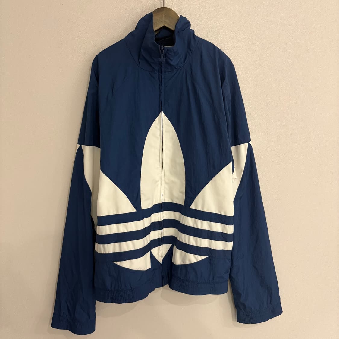 아디다스 트레포일 네이비 바람막이 M 상품이미지1