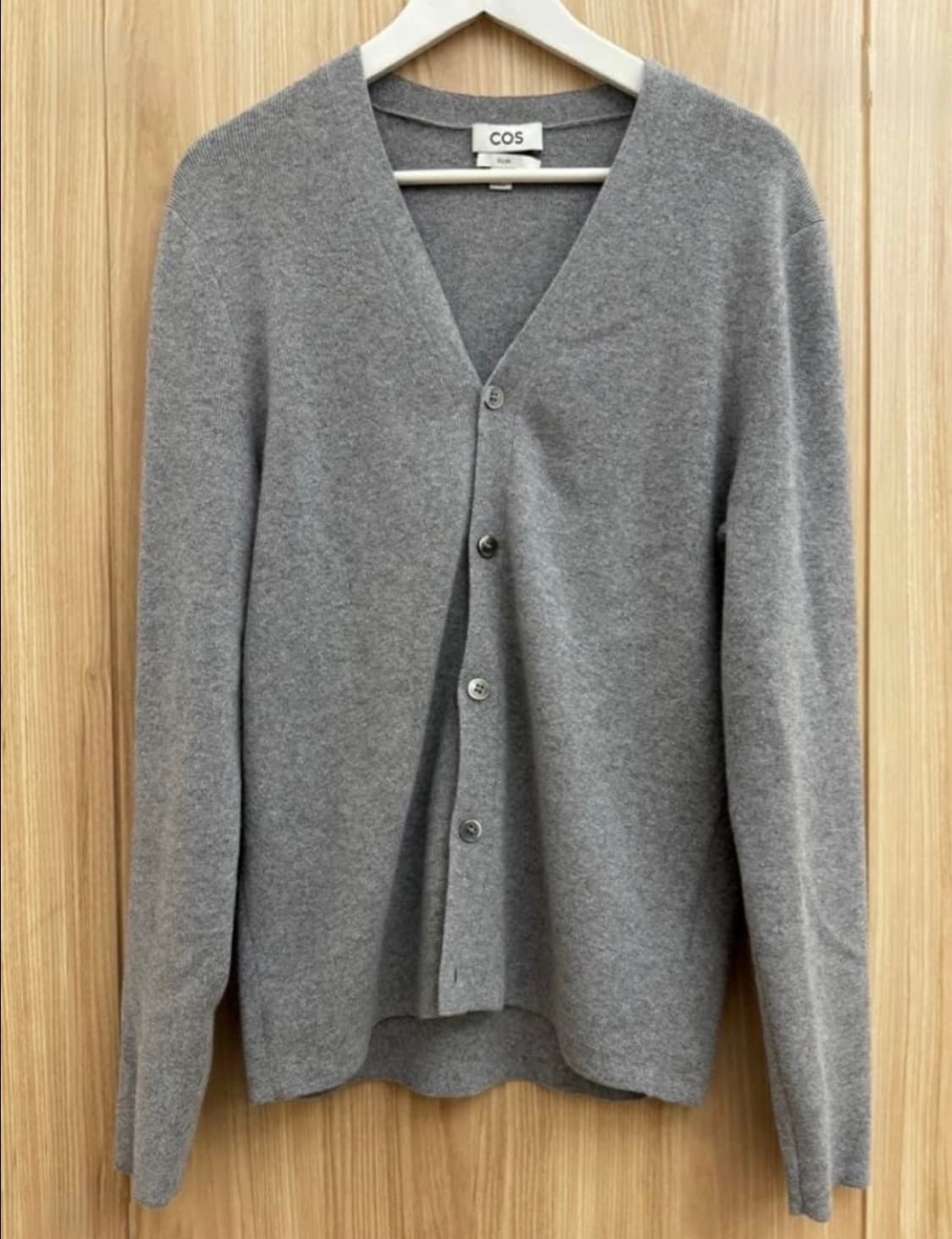 [L]코스 캐시미어 가디건 그레이 상품이미지3