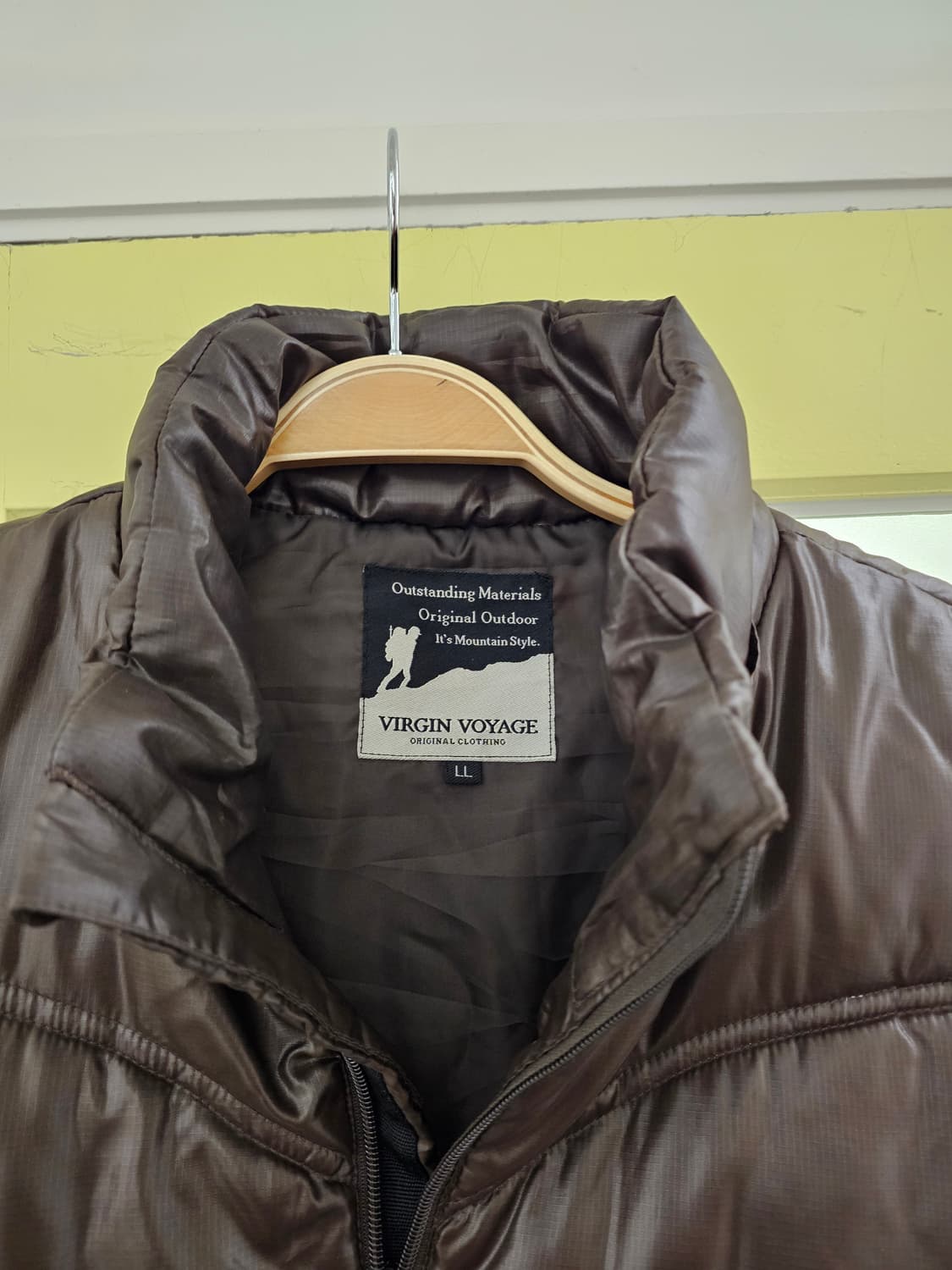 Japan original outdoor 초코브라운 패딩조끼 상품이미지4