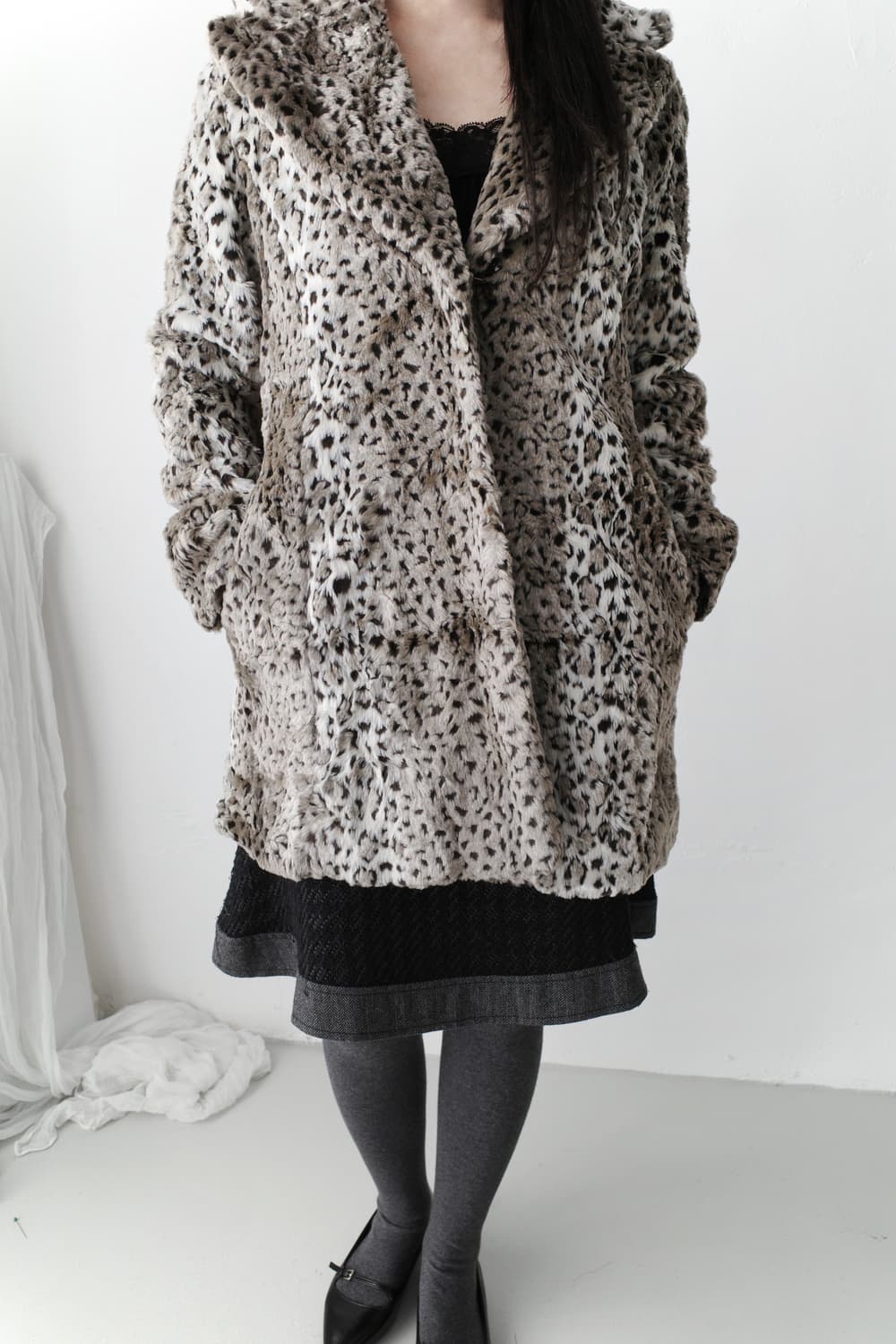 tomboy) leopard fur jacket 상품이미지6