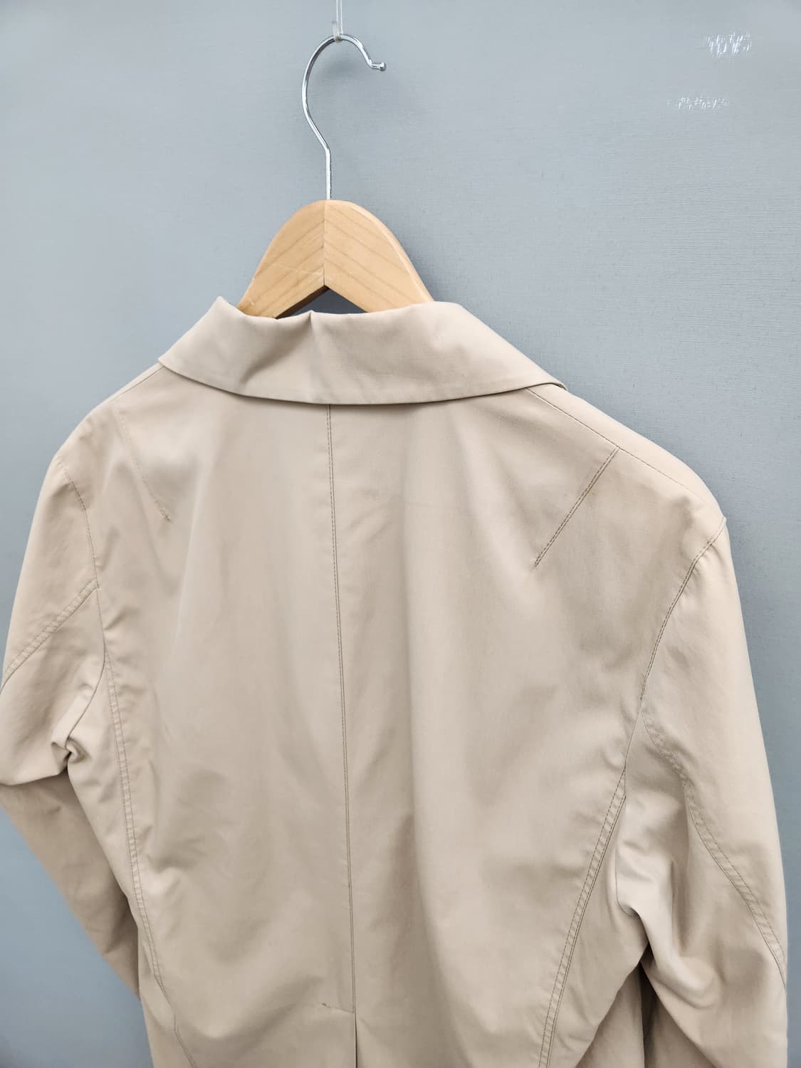 타임옴므 히든버튼 백슬릿 트렌치코트 상품이미지7