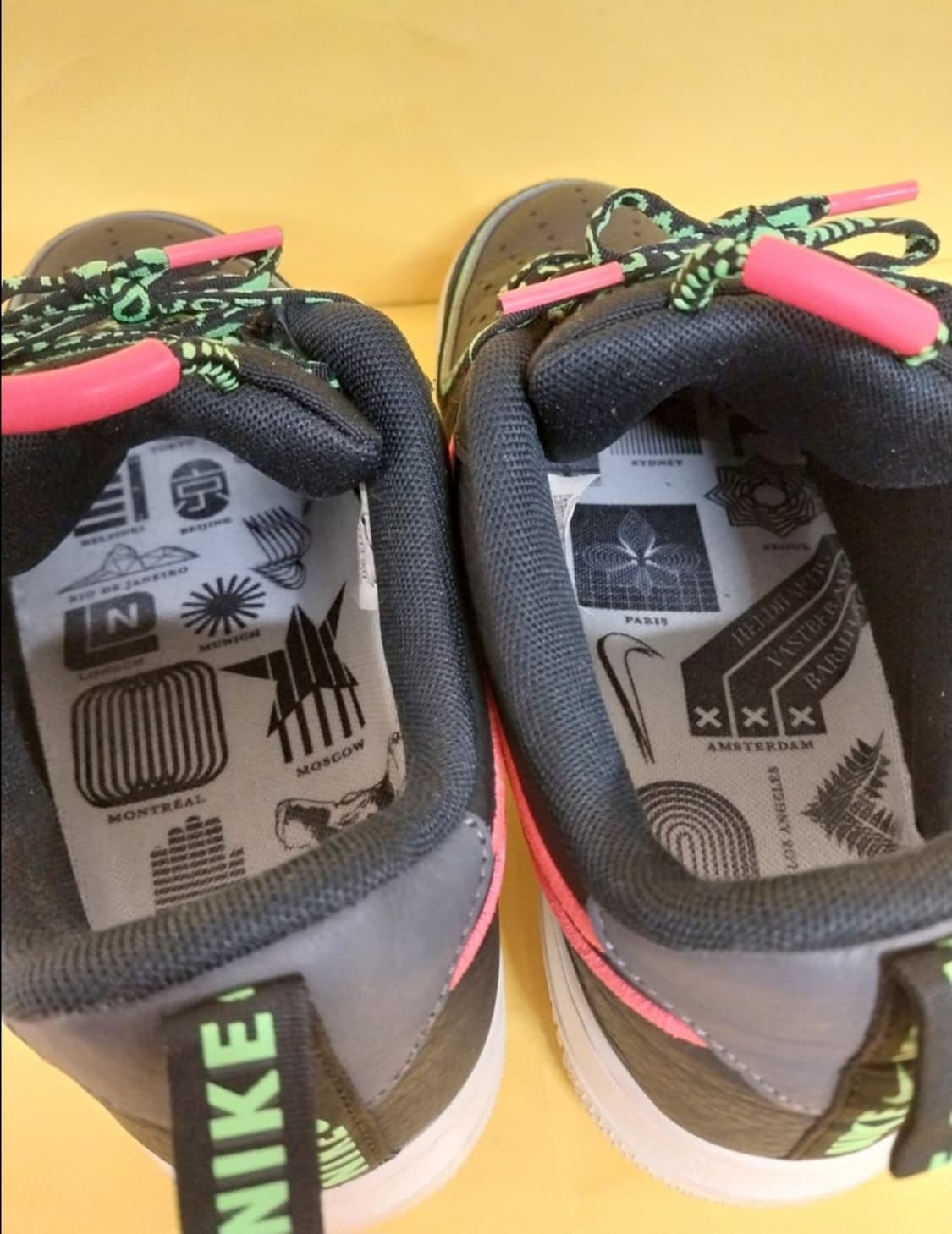 남성 나이키 에어포스1 로우 07 월드와이드 프리미엄 운동화 (255) 상품이미지6