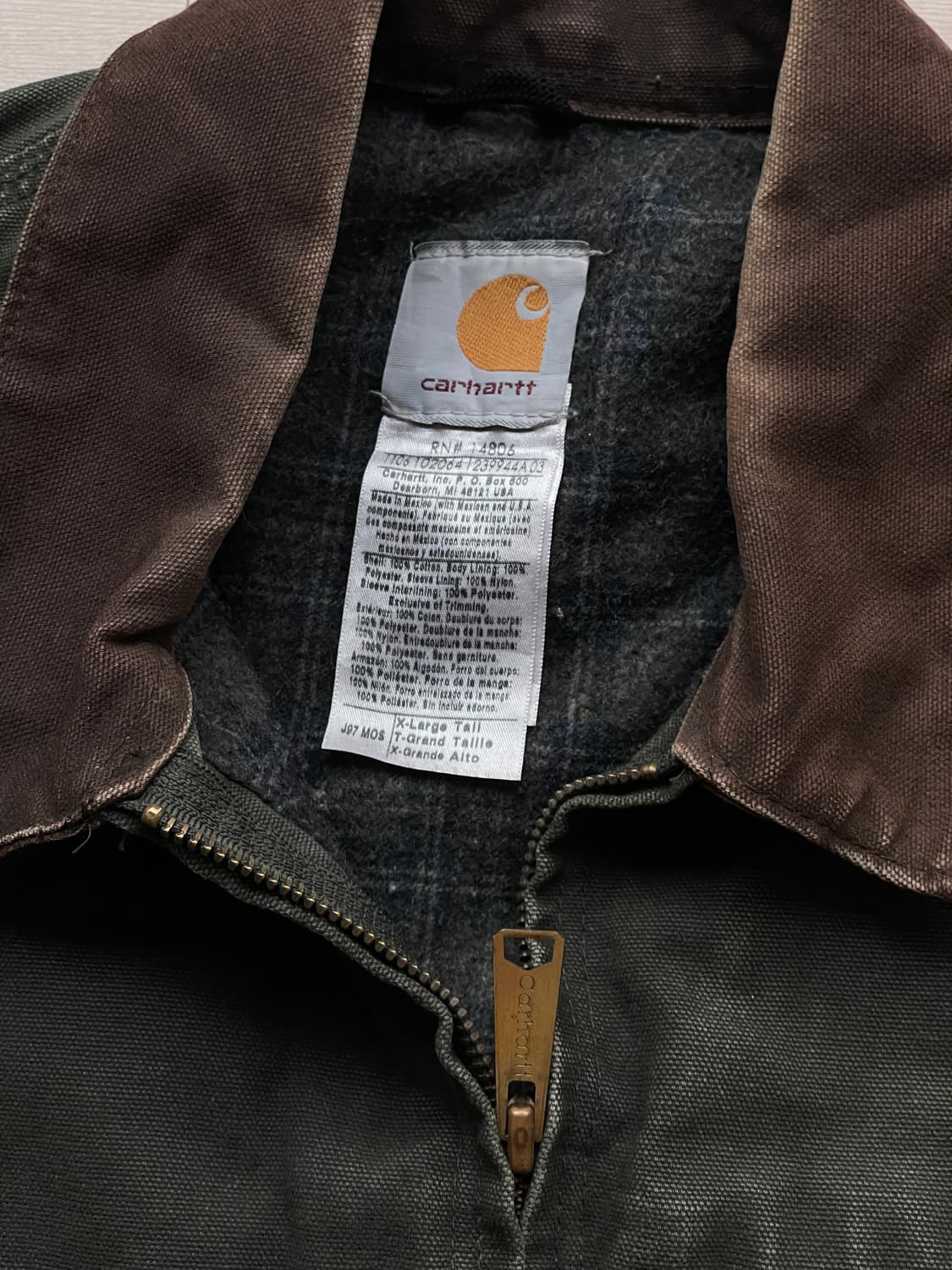 칼하트 J97 모스 mos 디트로이트 자켓 빈티지 carhartt 상품이미지3