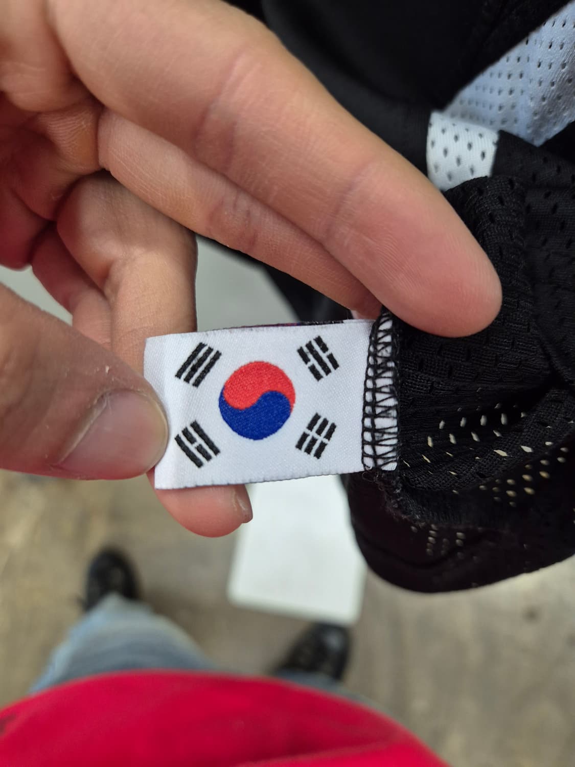 노매뉴얼 져지 17 메쉬 블록 풋볼 반팔 L 상품이미지9