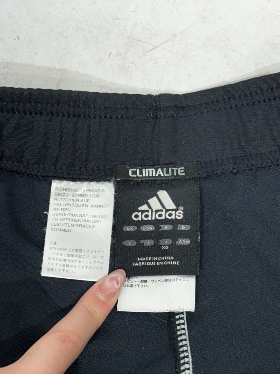 아디다스 블랙 골드 삼선 와이드 트레이닝 팬츠 XL 상품이미지7