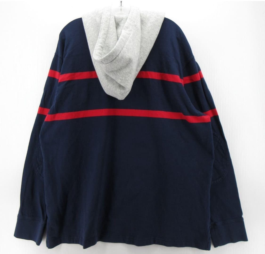 J.Crew 럭비 스트라이프 후드 스웨트셔츠 XL 상품이미지3