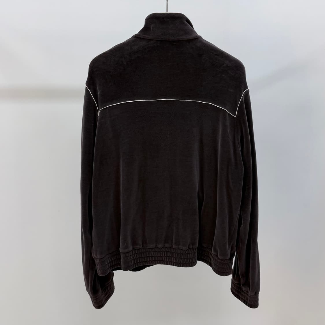 [2XL,L] 셀린느 트리오페 벨벳 트랙 자켓 집업 셋업 브라운 상품이미지3