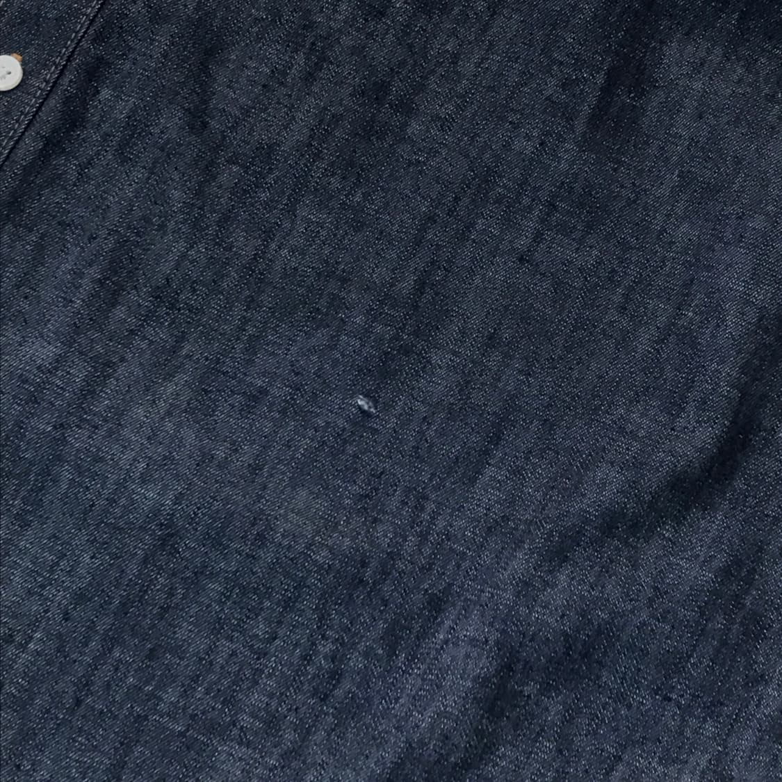 데드스탁 에비수 진청 데님 반팔 셔츠 남성 110 사이즈 상품이미지3
