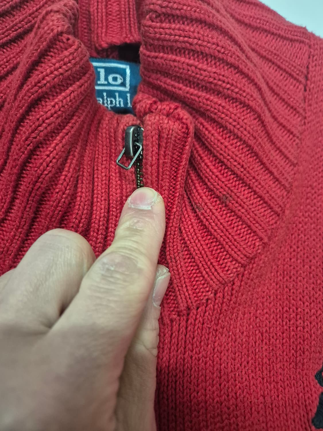 폴로 빅포니 니트집업 상품이미지3