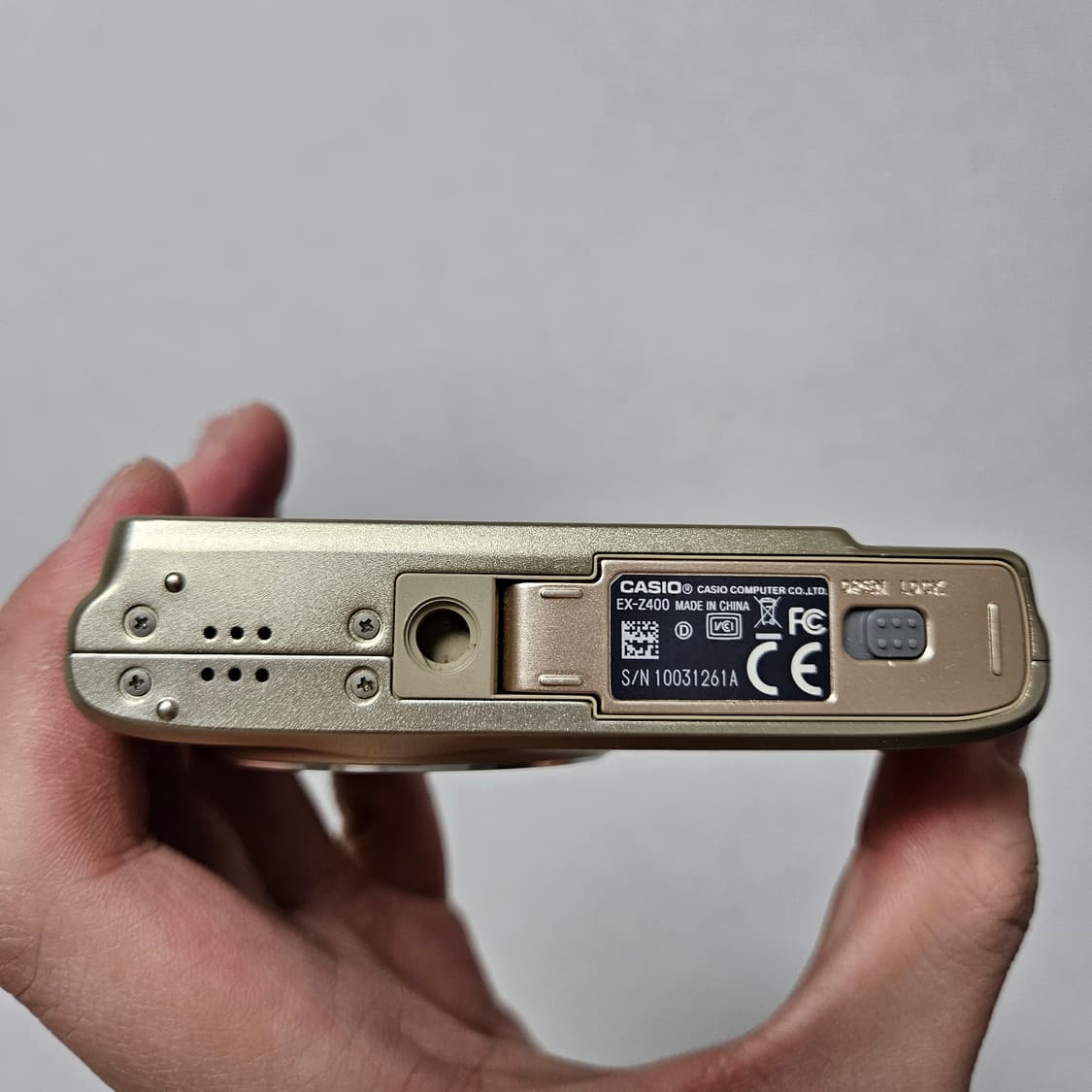 [태연 방지민 디카] 카시오 엑슬림 EX-Z400 골드 빈티지 디카 상품이미지6