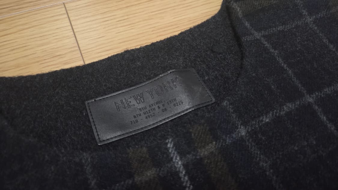 질스튜어트 뉴욕 체크 울 지퍼 니트 상품이미지4