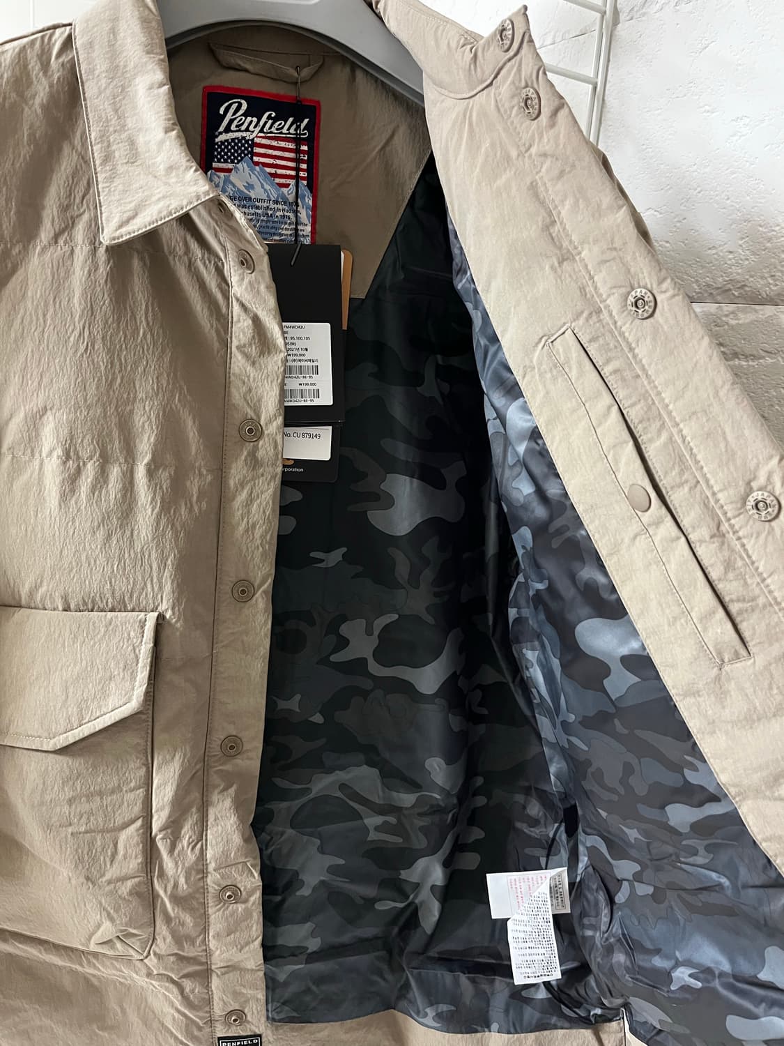 펜필드 다운 셔츠자켓 M 상품이미지5