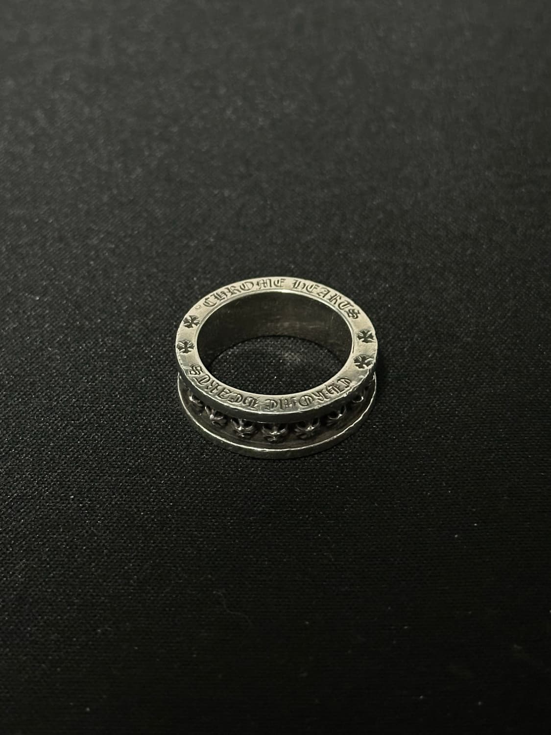 크롬하츠 미니플러스링 반지 US8 (17~18호) 한스룸 풀구성 상품이미지1