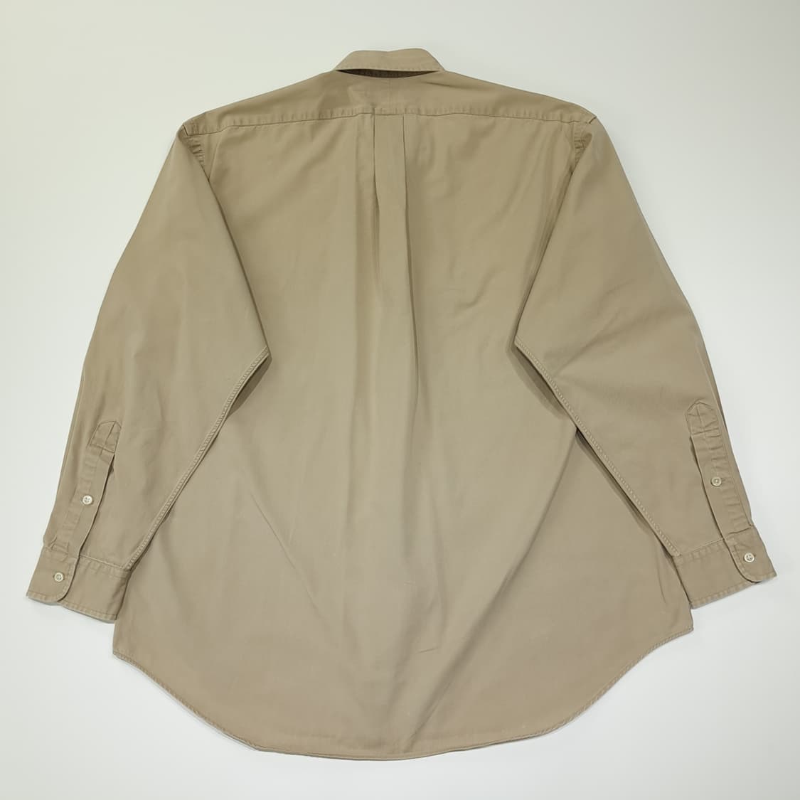 CL245 L 폴로 90s 블레이크 면 베이지 셔츠 남방 상품이미지7