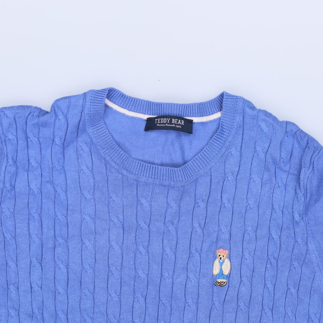 90 신형 테디베어 여성 반팔니트 0421H1 상품이미지3