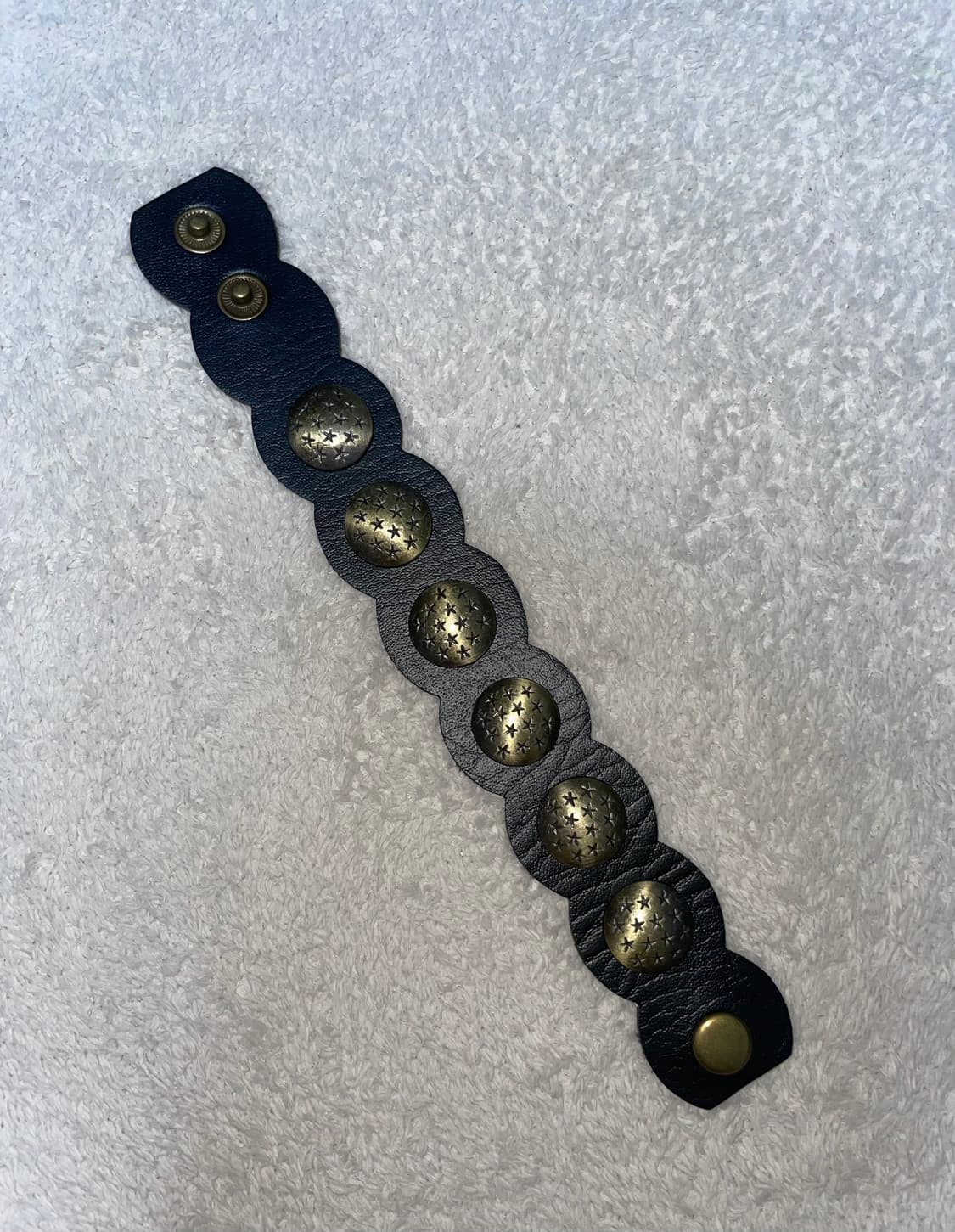 Star studs leather bracelet 상품이미지2