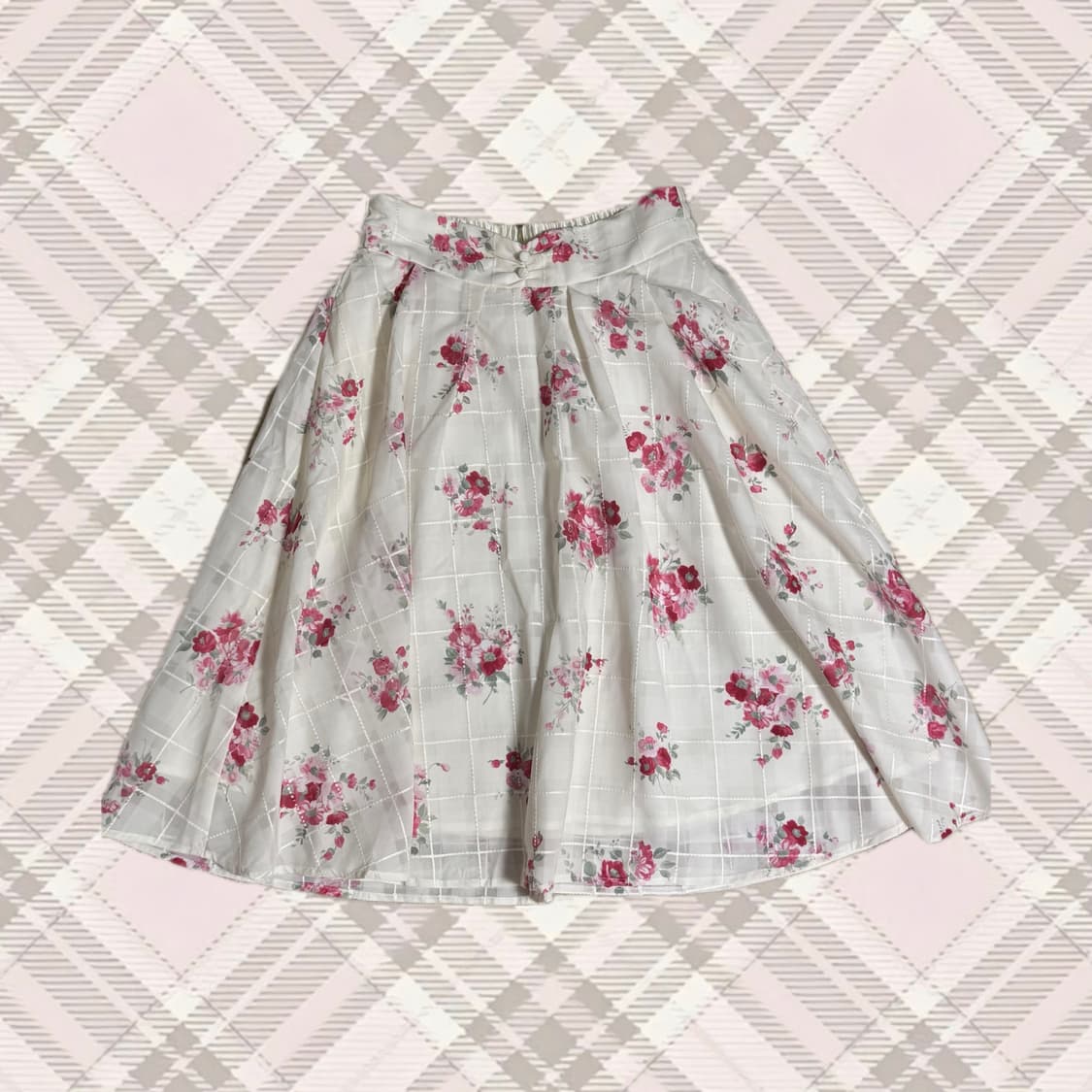 엑시즈팜 택포3개 코디세트 오프숄더니트+레이스나시+스커트 상품이미지3