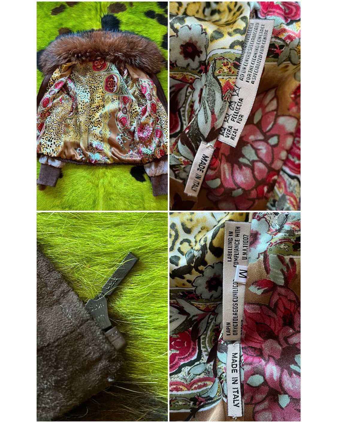 1980-90s Italian Red Fox Beaver Lamb JK 상품이미지9