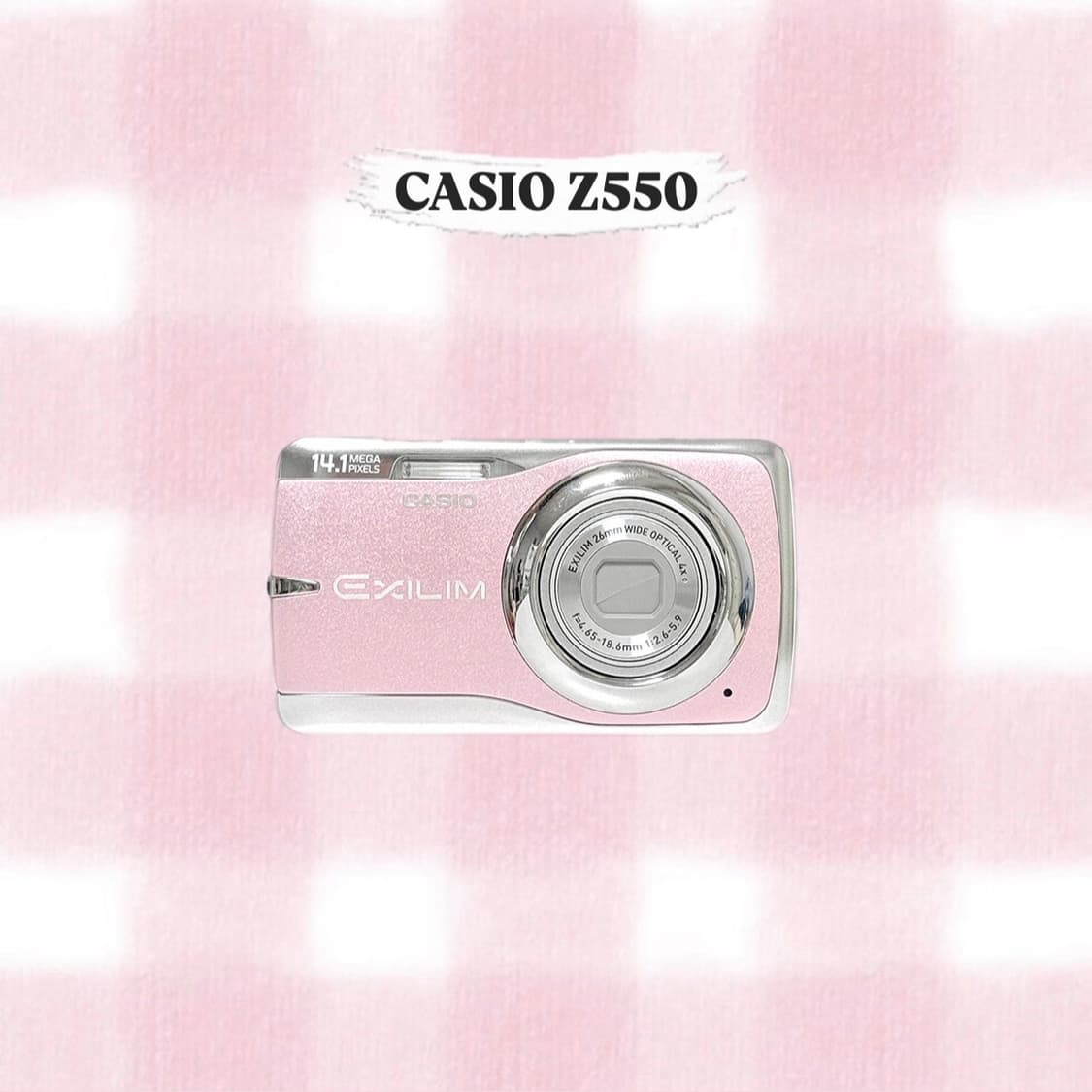 카시오 엑슬림 Z550 베이비핑크 빈티지디카 상품이미지1
