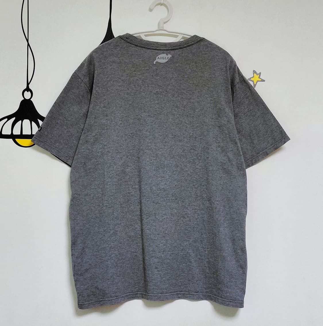 AIGLE 에이글 빈티지 아플리케 입체 로고 반팔 티셔츠 (XL) 상품이미지7