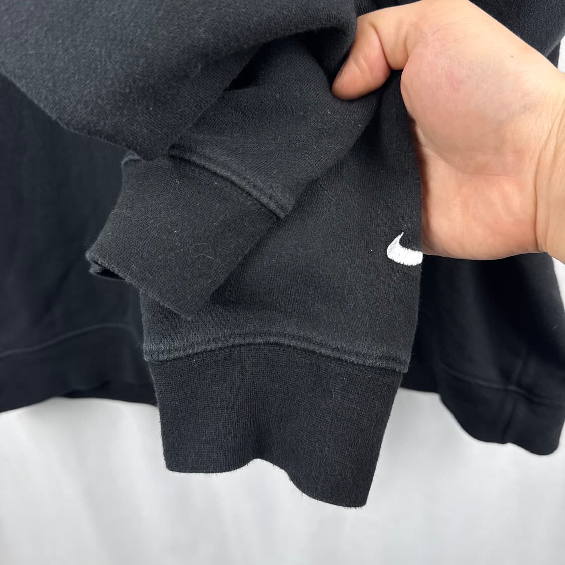 (M) 나이키 더블스우시 맨투맨 블랙 상품이미지4