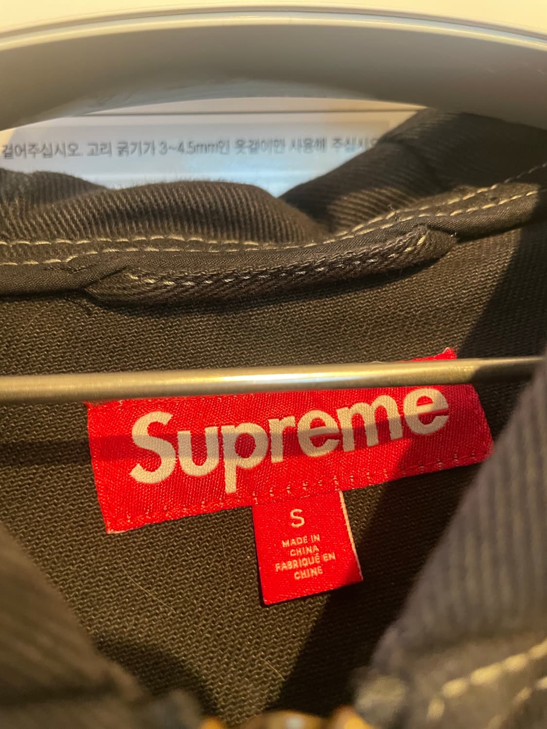 슈프림 후드 자켓 블랙 상품이미지5