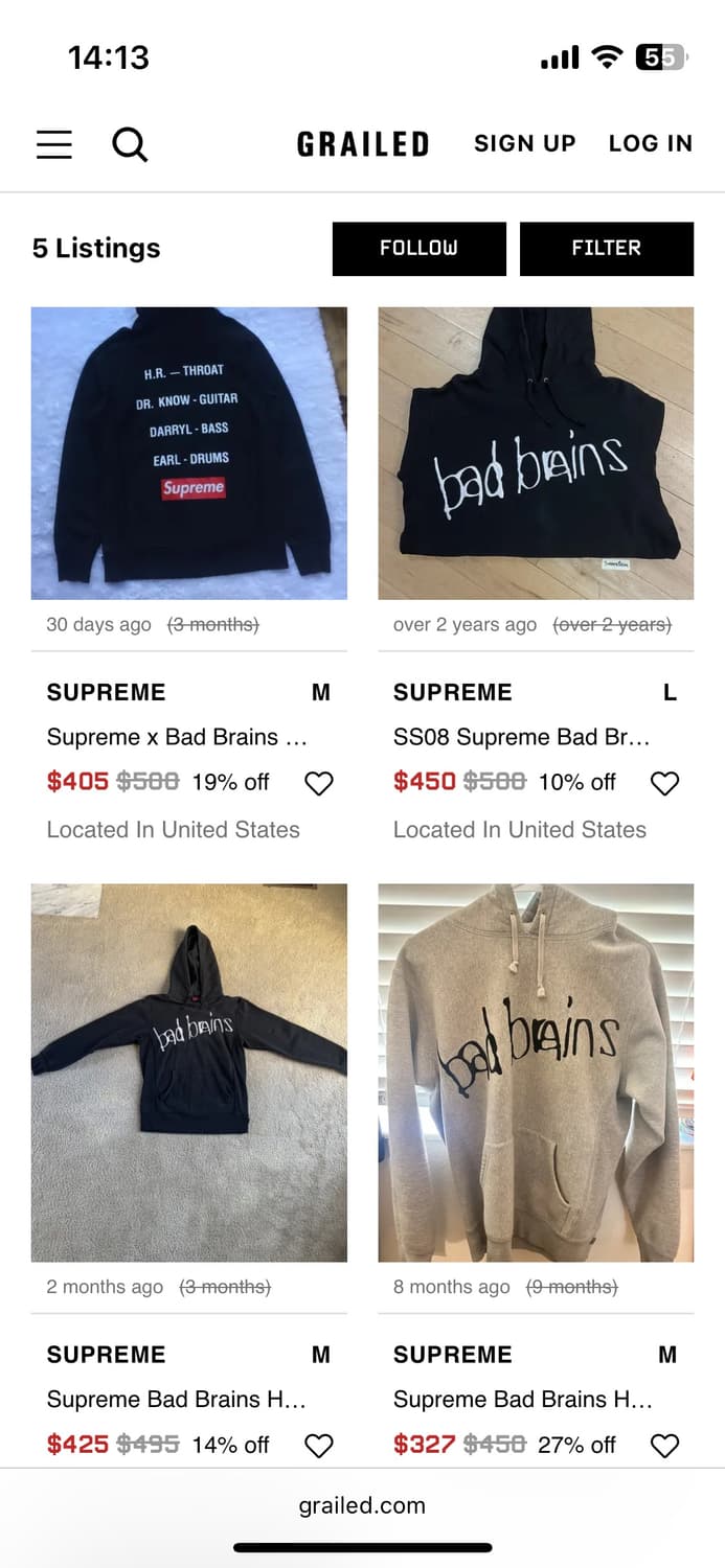 old supreme hoodie 상품이미지10