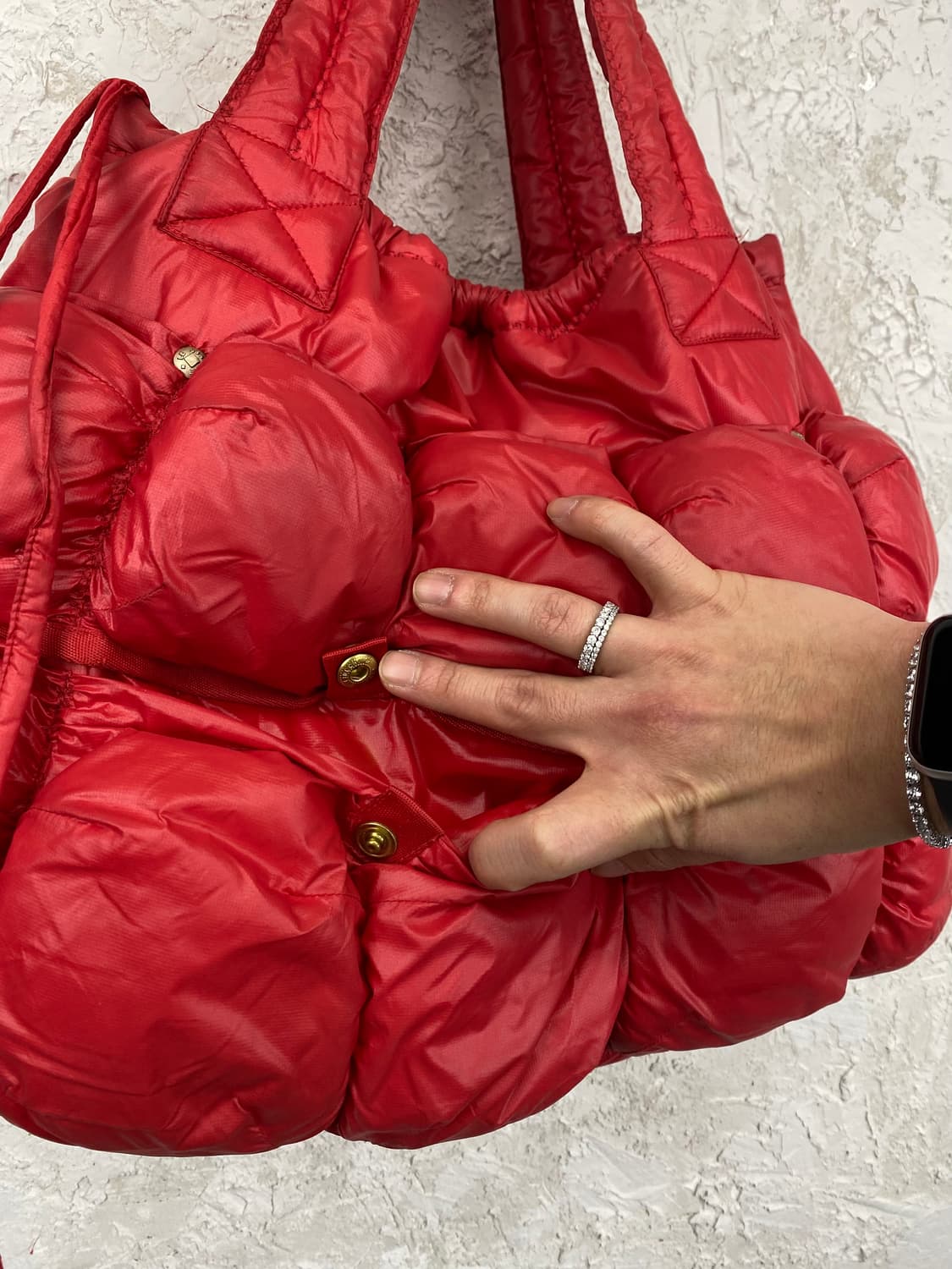 2000s 마리떼 프랑소와 저버 버블 푸퍼 포카츄 백 상품이미지6