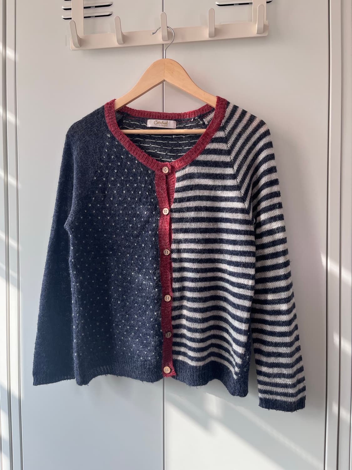 Catedral 믹스 패턴 니트 가디건 상품이미지4