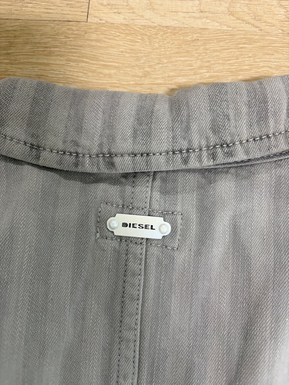 디젤 00s 스트라이프 9부 그레이데님 자켓 55-66 상품이미지3