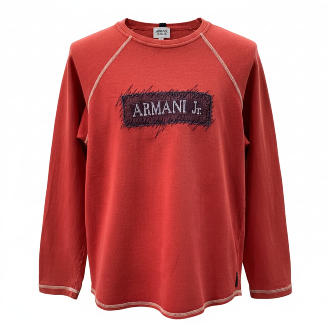 아르마니 주니어 빈티지 스티치 긴팔 티셔츠  1897 상품이미지1