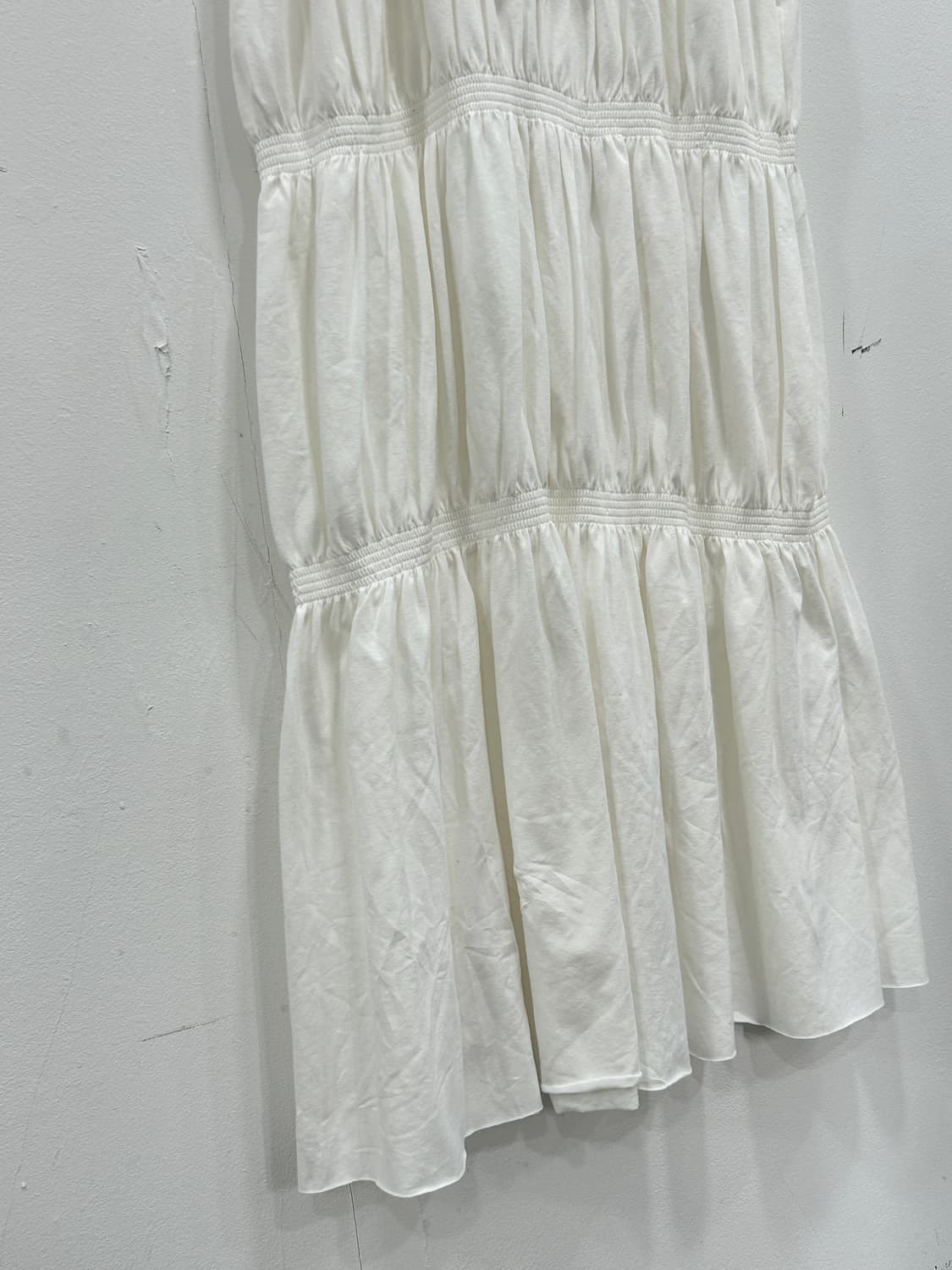 새상품 오드원아웃 코튼 프릴 롱스커트 odd one out 상품이미지4