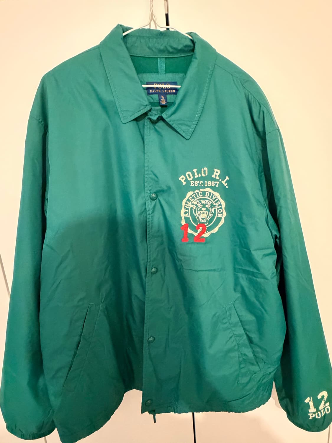 폴로 랄프로렌 그린 코치 자켓 XL 상품이미지2