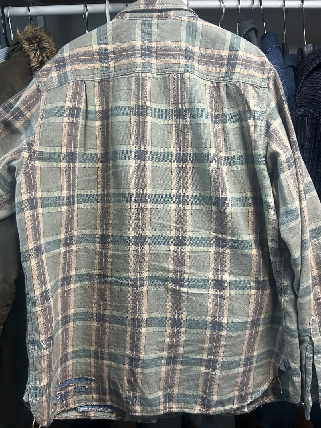 RRL 더블알엘 25fw 리페어 셔츠 L 상품이미지3